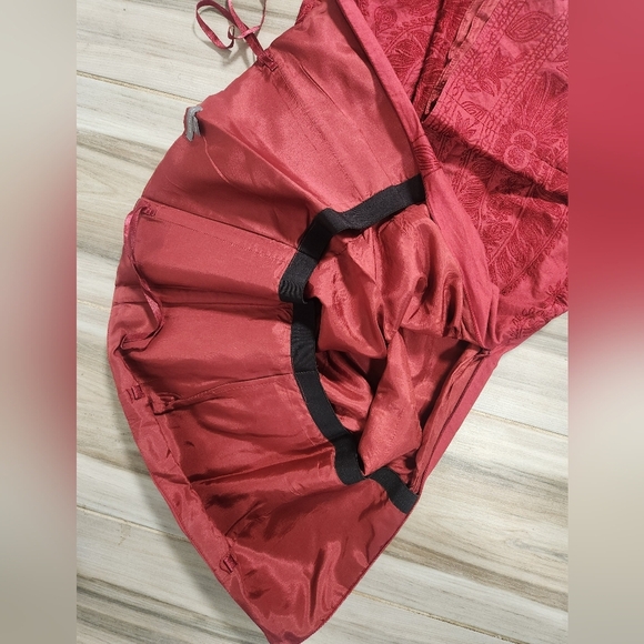 Ann Taylor Elegant Red Strapless Dress - Picture 7 of 10